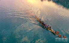 湖南道縣：夕陽如畫美 悠悠映瀟水