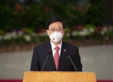 李家超就職后首次會(huì)見傳媒