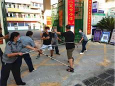 新田縣龍泉一?。洪_展反恐應(yīng)急演練，筑牢校園安全防線
