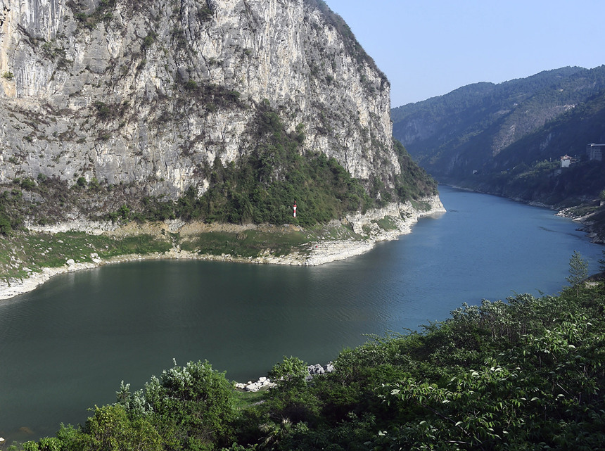 烏江畫廊重慶涪陵段景觀。黃河攝