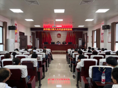 歸陽鎮(zhèn)組織三級人大代表集中學法活動