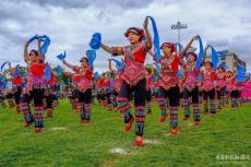 超震撼！來云南晉寧感受千人“撾樂”壯觀場面