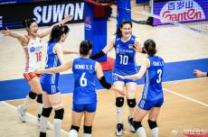 晉級(jí)決賽！中國(guó)女排世聯(lián)賽3比0戰(zhàn)勝波蘭