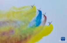空軍八一飛行表演隊換裝殲-10C后國內(nèi)首次公開亮相