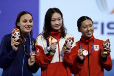 成都大運(yùn)會｜游泳——女子1500米自由泳：李冰潔奪冠