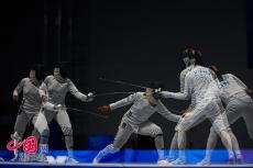 大運(yùn)會擊劍選手上演“蓉城論劍”