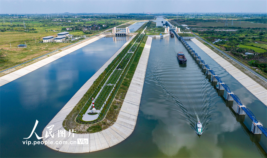 引江濟淮一期工程全線通航【2】