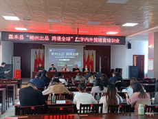 嘉禾縣舉辦“郴州出品 跨境全球”數字內外貿培育培訓會