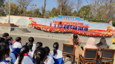 新田縣驥村中心小學(xué)：紅色經(jīng)典誦讀?校園飄溢書香