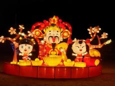 河南禹州：花燈點亮 年味漸濃