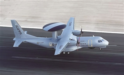 西班牙引進的空客C295預(yù)警機。