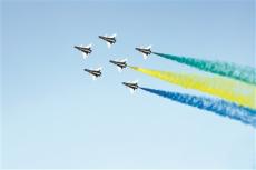 空軍八一飛行表演隊在利雅得展開適應性訓練