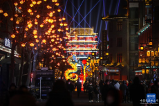 沈陽：彩燈迎春