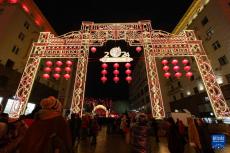 俄羅斯首都莫斯科開啟中國新年慶?；顒?dòng)