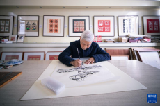 古稀老人刀筆下的樂清細紋刻紙藝術