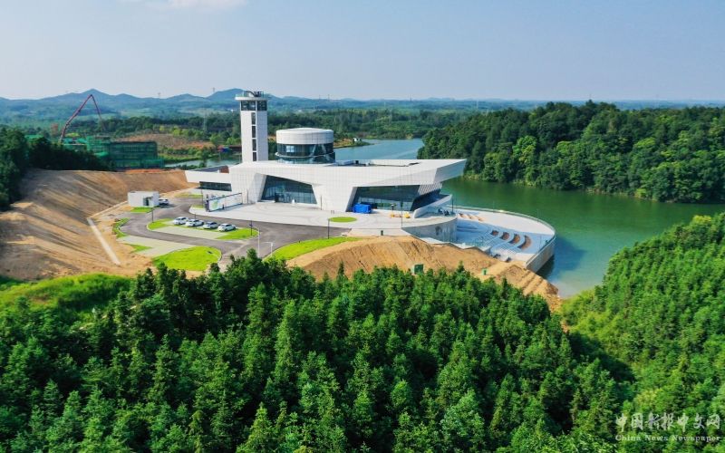 中國（赤壁）中試谷·智能無人系統(tǒng)測試基地。陳紅菊攝