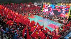 “同心暢享”全國民族團(tuán)結(jié)“村BA”籃球邀請賽在臺(tái)盤開賽