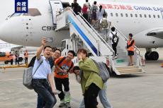 國產(chǎn)大飛機(jī)C919再添新航線
