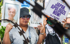 菲律賓“慰安婦”受害者家屬游行示威敦促日本道歉賠償