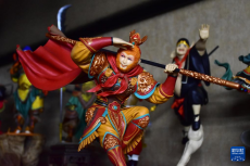 圖片故事｜手藝人用面團(tuán)捏出國(guó)潮手辦