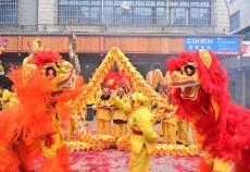 湖南隆回金石橋鎮(zhèn)黃金井村：非遺游龍“舞”岀歡樂年味