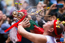 澳門舉辦“魚(yú)行醉龍節(jié)”大巡游活動(dòng)