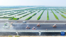 京哈高速公路改擴建工程盤錦段主線貫通