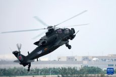 陸軍“風(fēng)雷”飛行表演隊(duì)亮相第七屆天津直博會(huì)